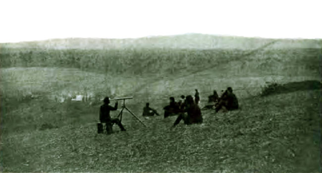 Union Signal Corps observation post at the Battle of Fredericksburg