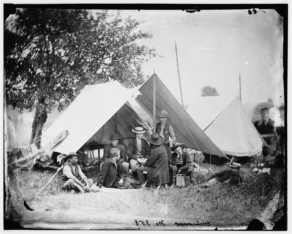 United States Military Telegraph operators at Bealeton, Virginia