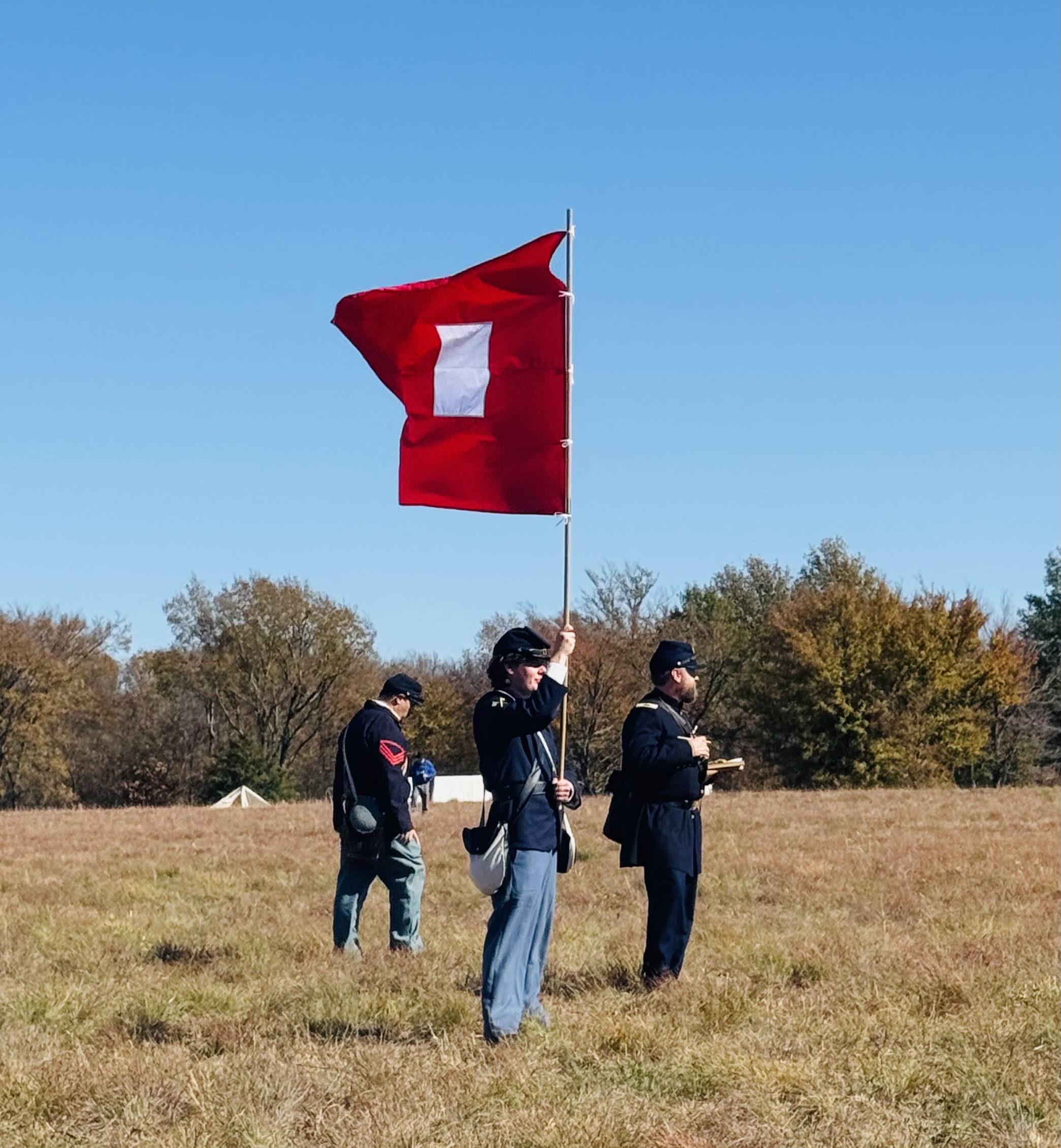 Flag station setup